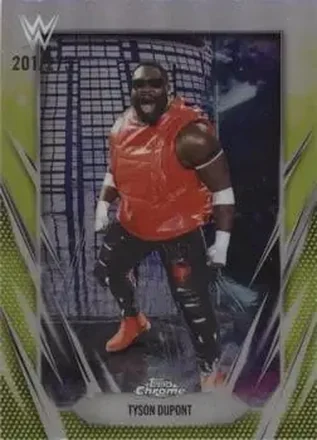 2026 Topps Chrome WWE - Yellow Refractor #199 - Tyson Dupont