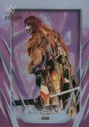 2026 Topps Chrome WWE - Pink Refractor #27 - Asuka