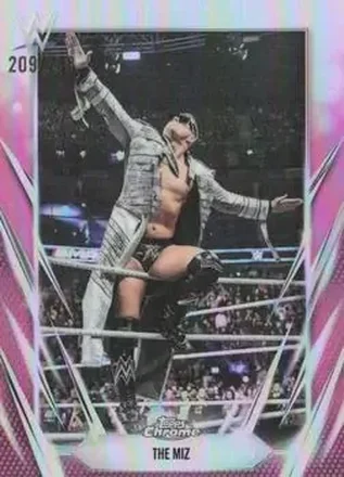 2026 Topps Chrome WWE - Pink Refractor #48 - The Miz