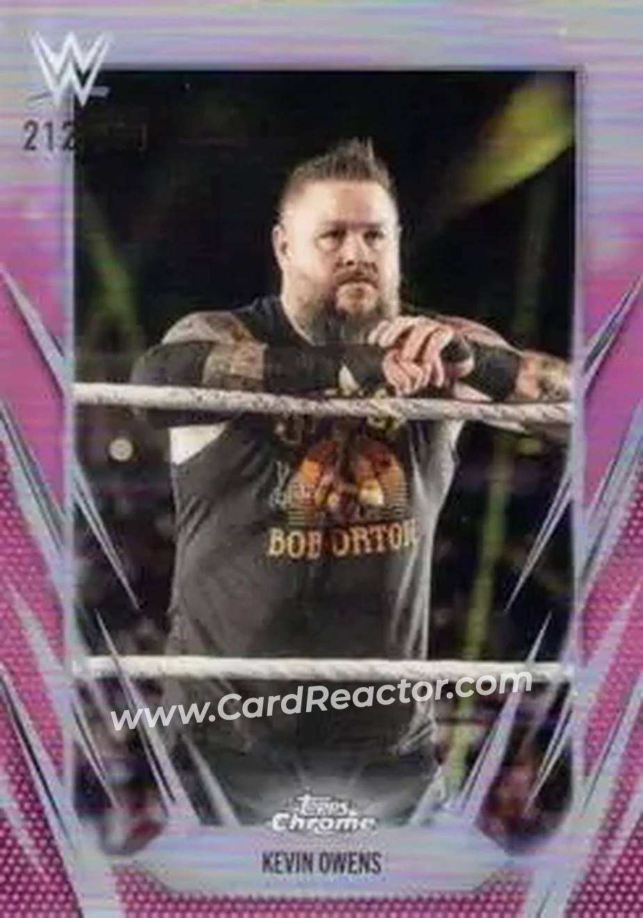 2026 Topps Chrome WWE - Pink Refractor #51 - Kevin Owens - Front