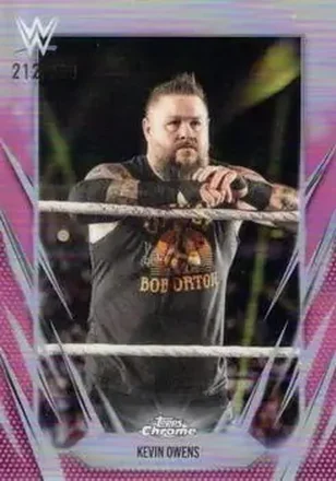 2026 Topps Chrome WWE - Pink Refractor #51 - Kevin Owens