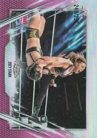 2026 Topps Chrome WWE - Pink Refractor #60 - Zoey Stark