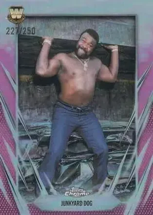 2026 Topps Chrome WWE - Pink Refractor #102 - The Junkyard Dog