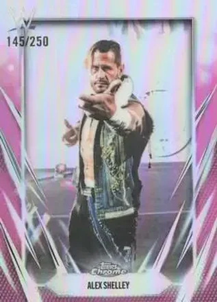 2026 Topps Chrome WWE - Pink Refractor #152 - Alex Shelley