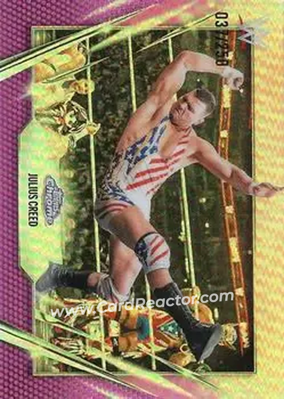 2026 Topps Chrome WWE - Pink Refractor #178 - Julius Creed - Front 2026 Topps Chrome WWE - Pink Refractor #178 - Julius Creed - Front