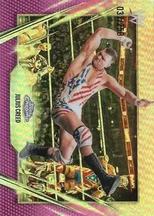 2026 Topps Chrome WWE - Pink Refractor #178 - Julius Creed