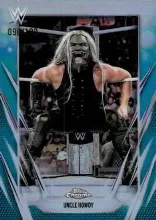 2026 Topps Chrome WWE - Aqua Refractor #13 - Uncle Howdy