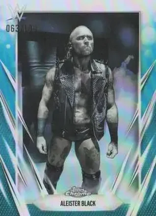 2026 Topps Chrome WWE - Aqua Refractor #28 - Aleister Black