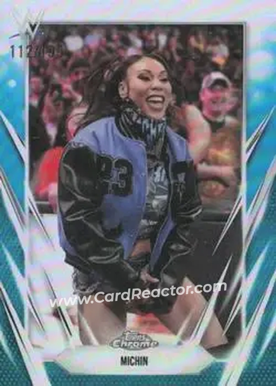 2026 Topps Chrome WWE - Aqua Refractor #32 - Michin - Front
