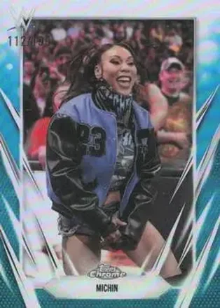 2026 Topps Chrome WWE - Aqua Refractor #32 - Michin
