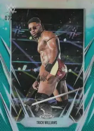 2026 Topps Chrome WWE - Aqua Refractor #52 - Trick Williams