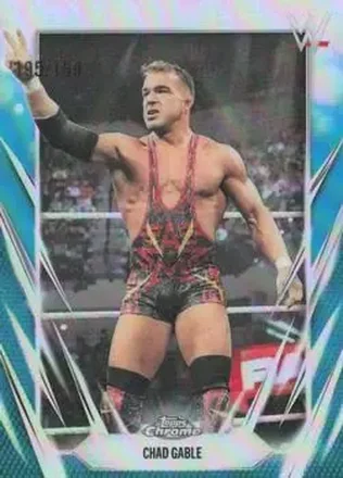 2026 Topps Chrome WWE - Aqua Refractor #58 - Chad Gable