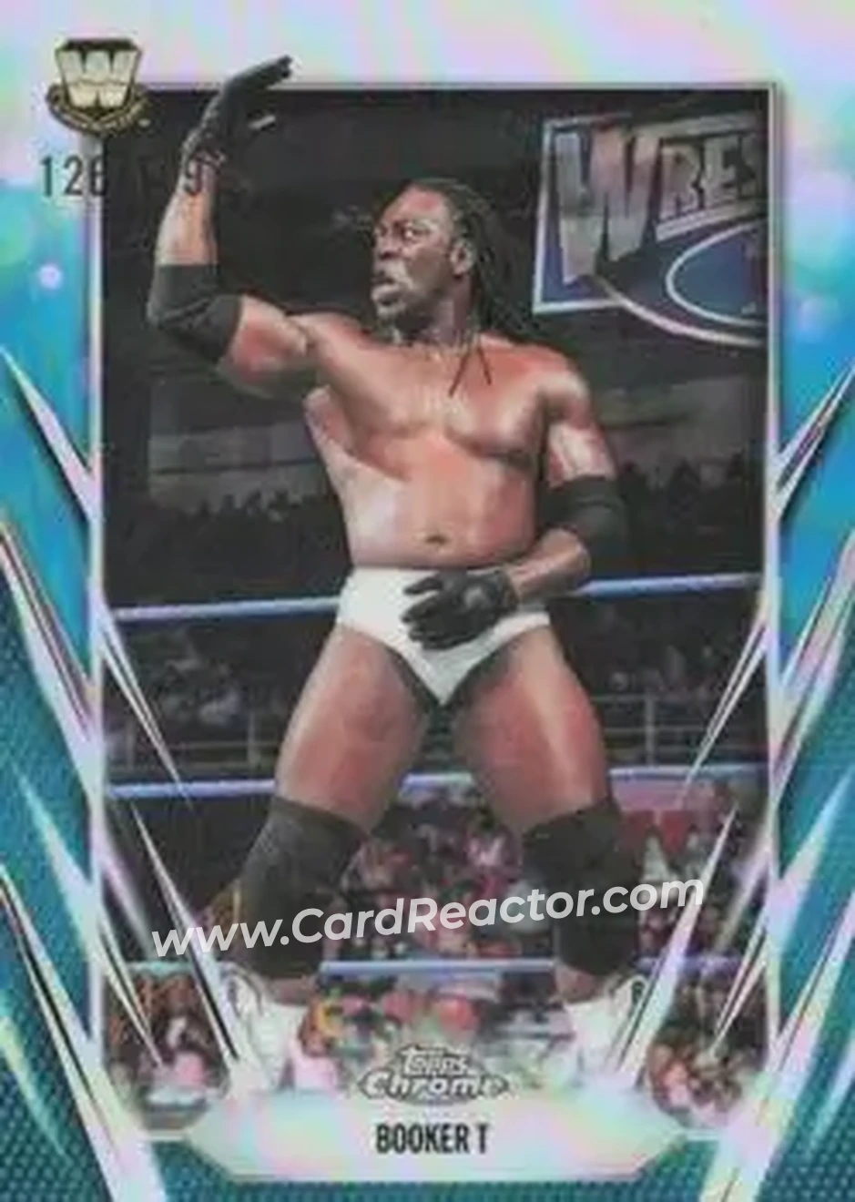 2026 Topps Chrome WWE - Aqua Refractor #71 - Booker T - Front