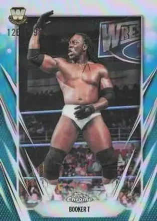 2026 Topps Chrome WWE - Aqua Refractor #71 - Booker T