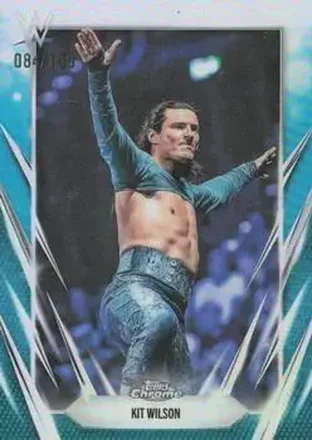 2026 Topps Chrome WWE - Aqua Refractor #78 - Kit Wilson