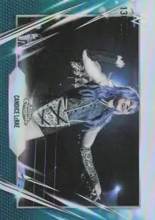2026 Topps Chrome WWE - Aqua Refractor #90 - Candice LeRae