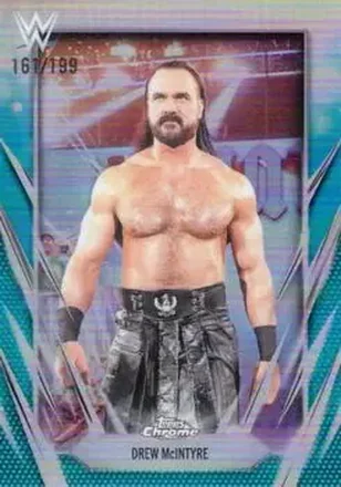 2026 Topps Chrome WWE - Aqua Refractor #96 - Drew McIntyre