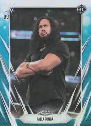 2026 Topps Chrome WWE - Aqua Refractor #109 - Talla Tonga