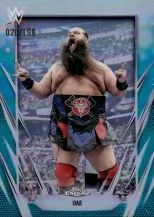2026 Topps Chrome WWE - Aqua Refractor #111 - Ivar