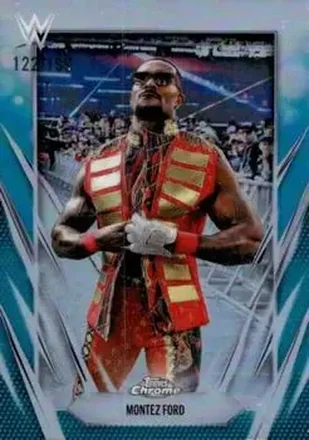 2026 Topps Chrome WWE - Aqua Refractor #150 - Montez Ford
