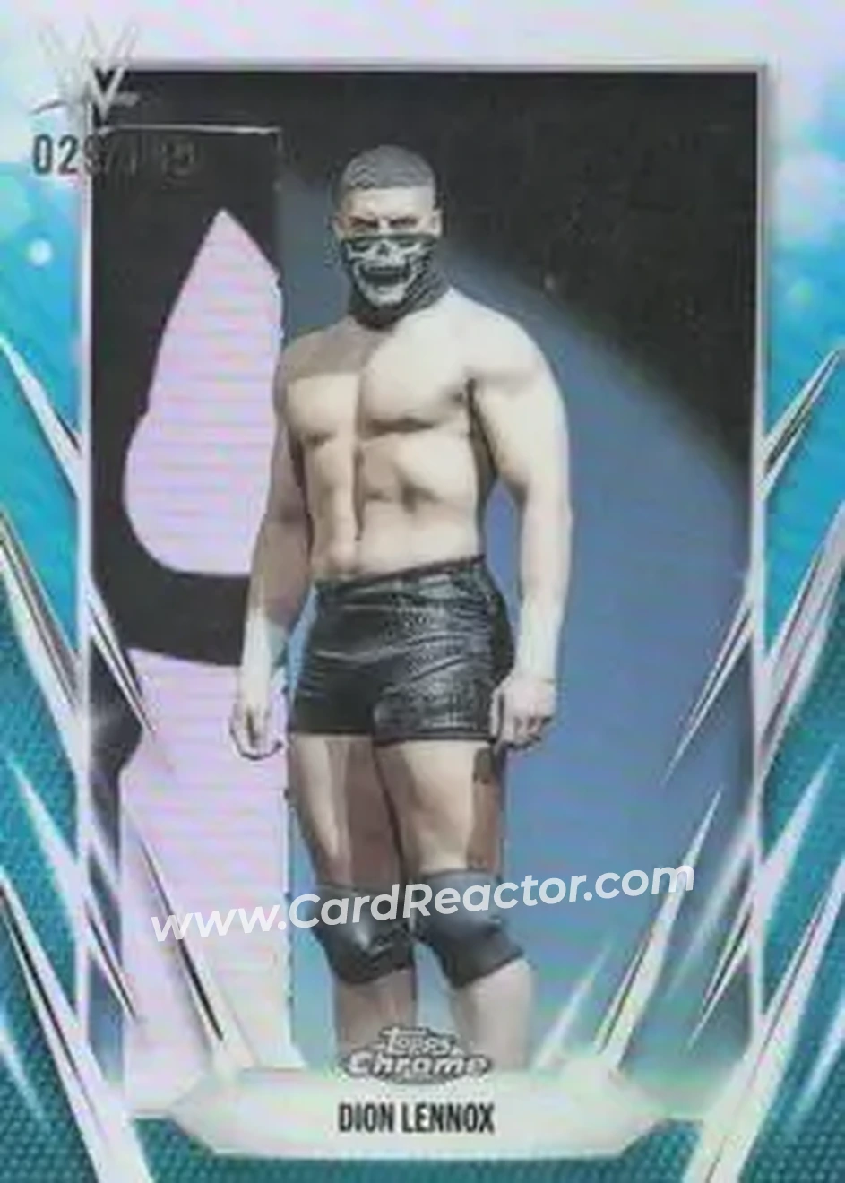 2026 Topps Chrome WWE - Aqua Refractor #160 - Dion Lennox - Front