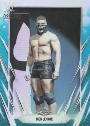 2026 Topps Chrome WWE - Aqua Refractor #160 - Dion Lennox