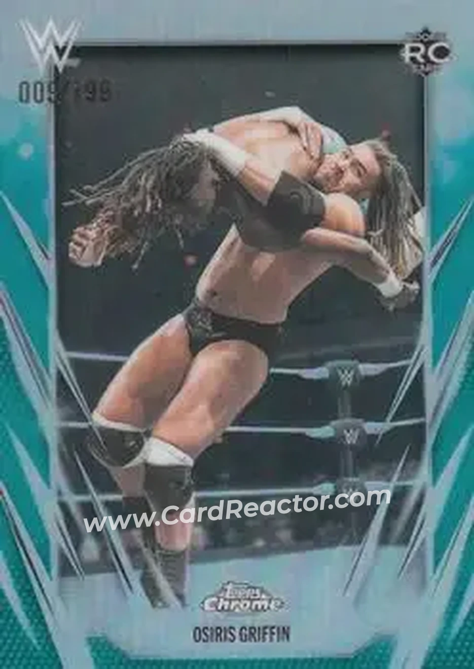 2026 Topps Chrome WWE - Aqua Refractor #170 - Osiris Griffin - Front