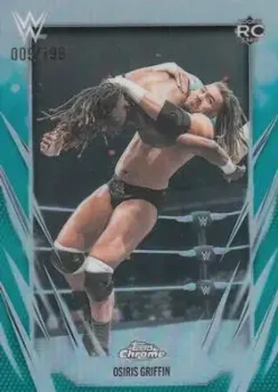 2026 Topps Chrome WWE - Aqua Refractor #170 - Osiris Griffin