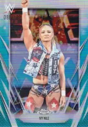 2026 Topps Chrome WWE - Aqua Refractor #181 - Ivy Nile