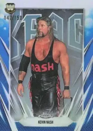 2026 Topps Chrome WWE - Blue Refractor #24 - Kevin Nash