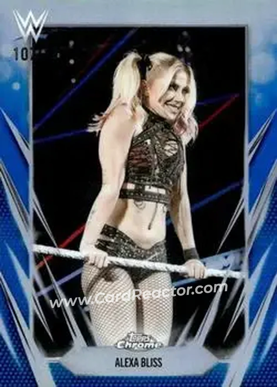 2026 Topps Chrome WWE - Blue Refractor #64 - Alexa Bliss - Front