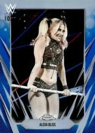 2026 Topps Chrome WWE - Blue Refractor #64 - Alexa Bliss