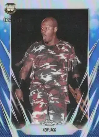 2026 Topps Chrome WWE - Blue Refractor #110 - New Jack