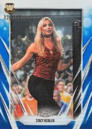 2026 Topps Chrome WWE - Blue Refractor #121 - Stacy Keibler
