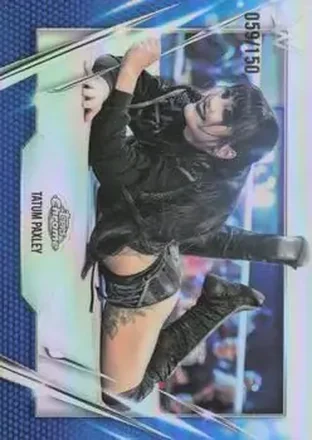 2026 Topps Chrome WWE - Blue Refractor #191 - Tatum Paxley