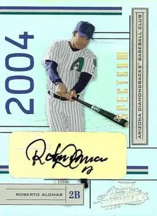 2004 Playoff Absolute Memorabilia #15 Signature Spectrum Gold Roberto Alomar