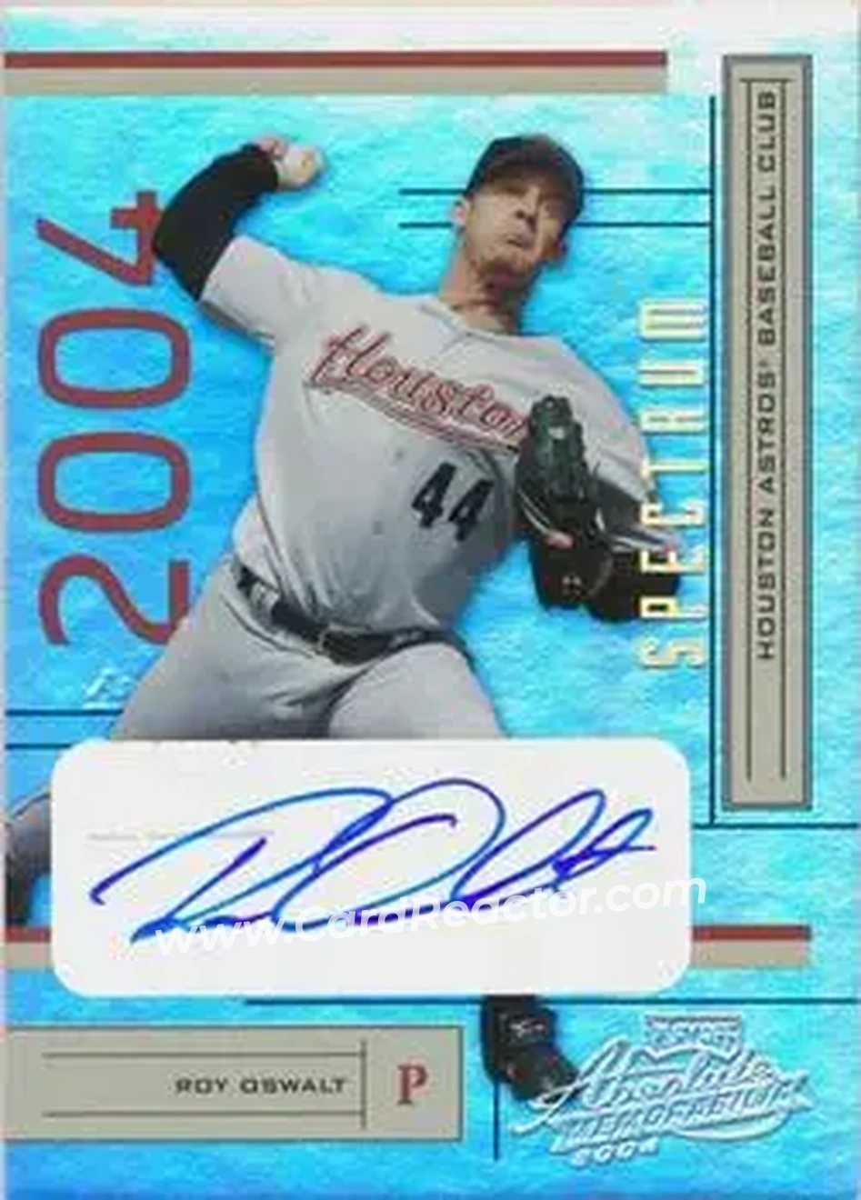 2004 Playoff Absolute Memorabilia - Signature Spectrum Gold #88 - Roy Oswalt - Houston Astros - Front