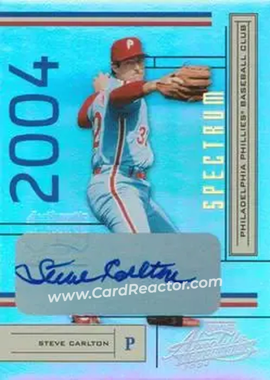 2004 Playoff Absolute Memorabilia - Signature Spectrum Gold #161 - Steve Carlton - Philadelphia Phillies - Front