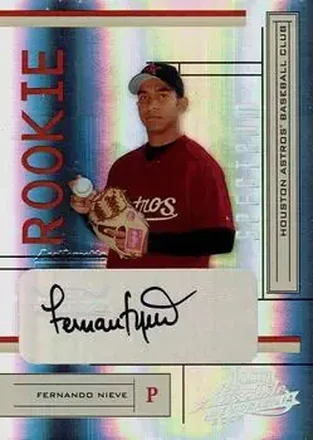 2004 Playoff Absolute Memorabilia - Signature Spectrum Gold #202 - Fernando Nieve - Houston Astros