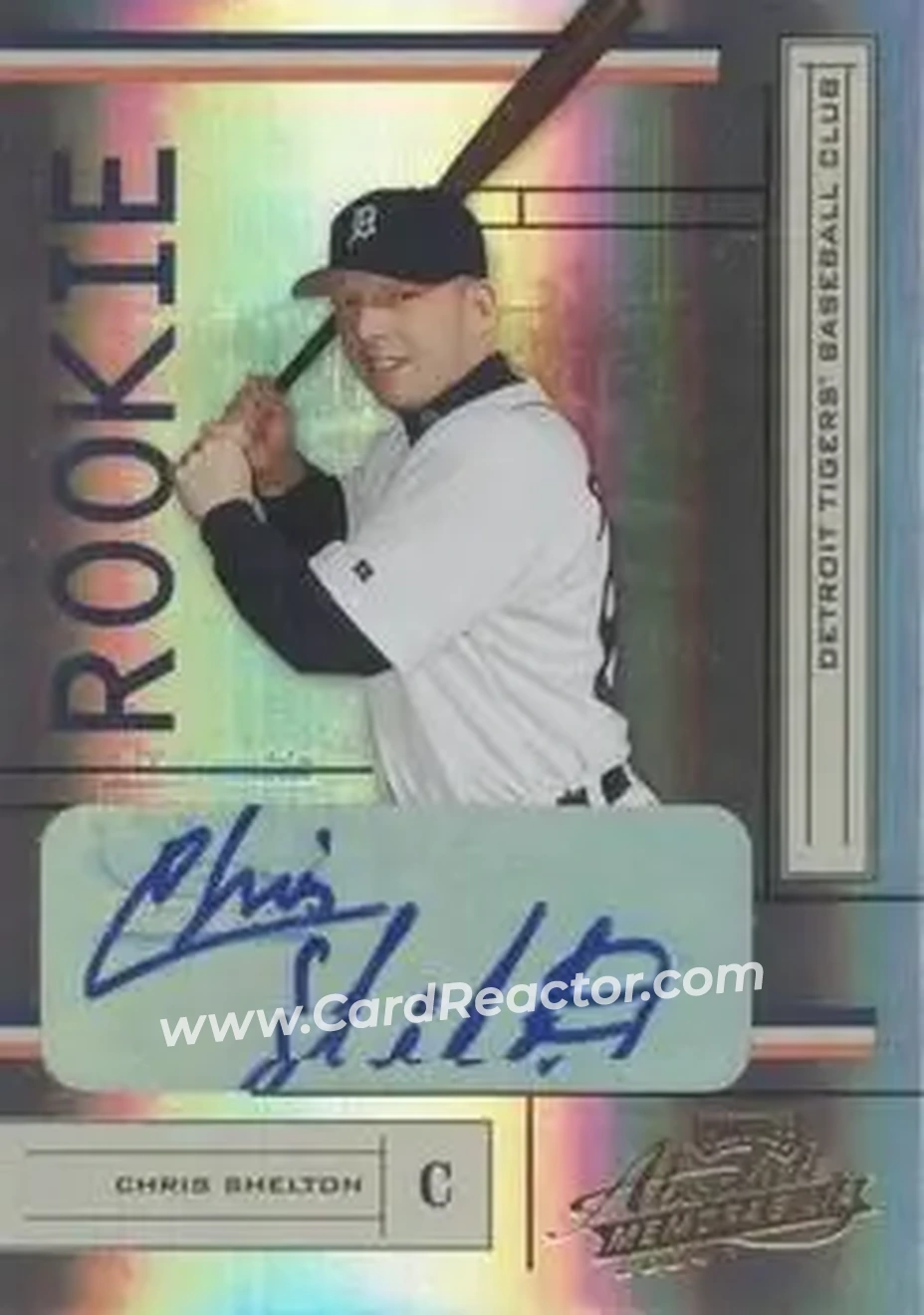 2004 Playoff Absolute Memorabilia - Signature Spectrum Gold #225 - Chris Shelton - Detroit Tigers - Front