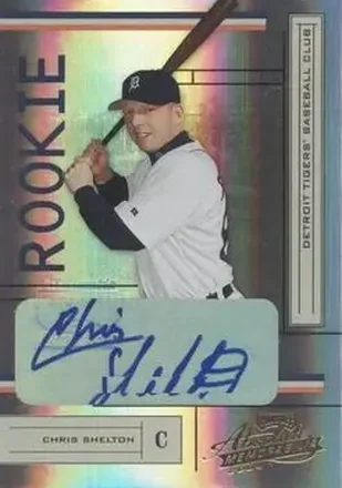 2004 Playoff Absolute Memorabilia - Signature Spectrum Gold #225 - Chris Shelton - Detroit Tigers