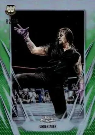 2026 Topps Chrome WWE - Green Refractor #3 - The Undertaker