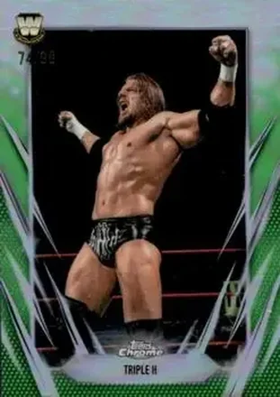 2026 Topps Chrome WWE - Green Refractor #4 - Hunter Hearst Helmsley