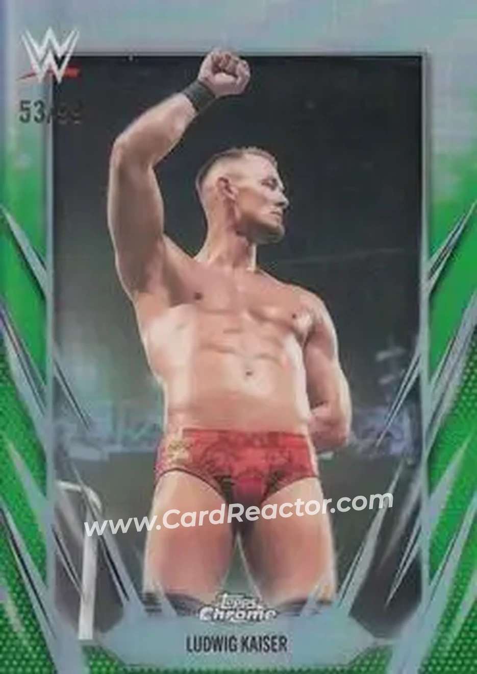 2026 Topps Chrome WWE - Green Refractor #12 - Ludwig Kaiser - Front