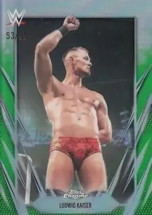 2026 Topps Chrome WWE - Green Refractor #12 - Ludwig Kaiser