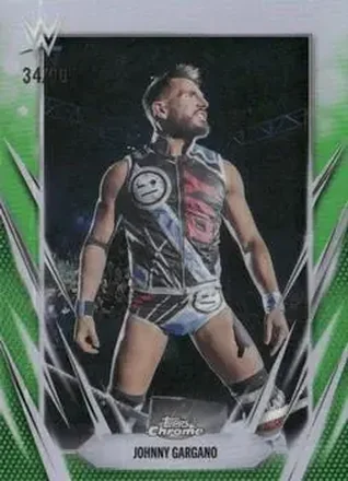 2026 Topps Chrome WWE - Green Refractor #15 - Johnny Gargano
