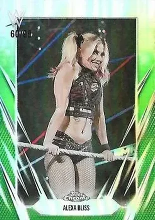 2026 Topps Chrome WWE - Green Refractor #64 - Alexa Bliss