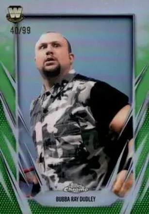 2026 Topps Chrome WWE - Green Refractor #172 - Bubba Ray Dudley