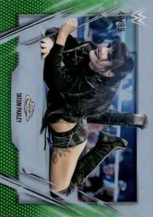 2026 Topps Chrome WWE - Green Refractor #191 - Tatum Paxley