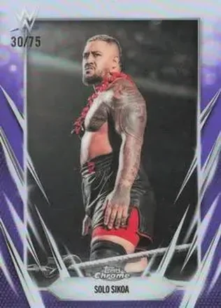 2026 Topps Chrome WWE feature card